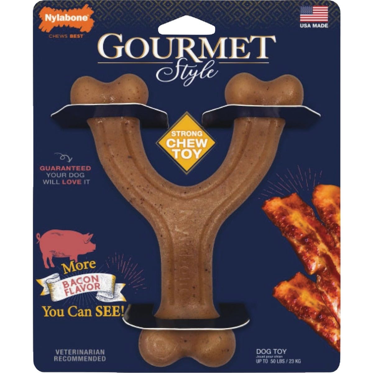 Pet Supplies : Nylabone Strong Chew Gourmet Style Wishbone Dog